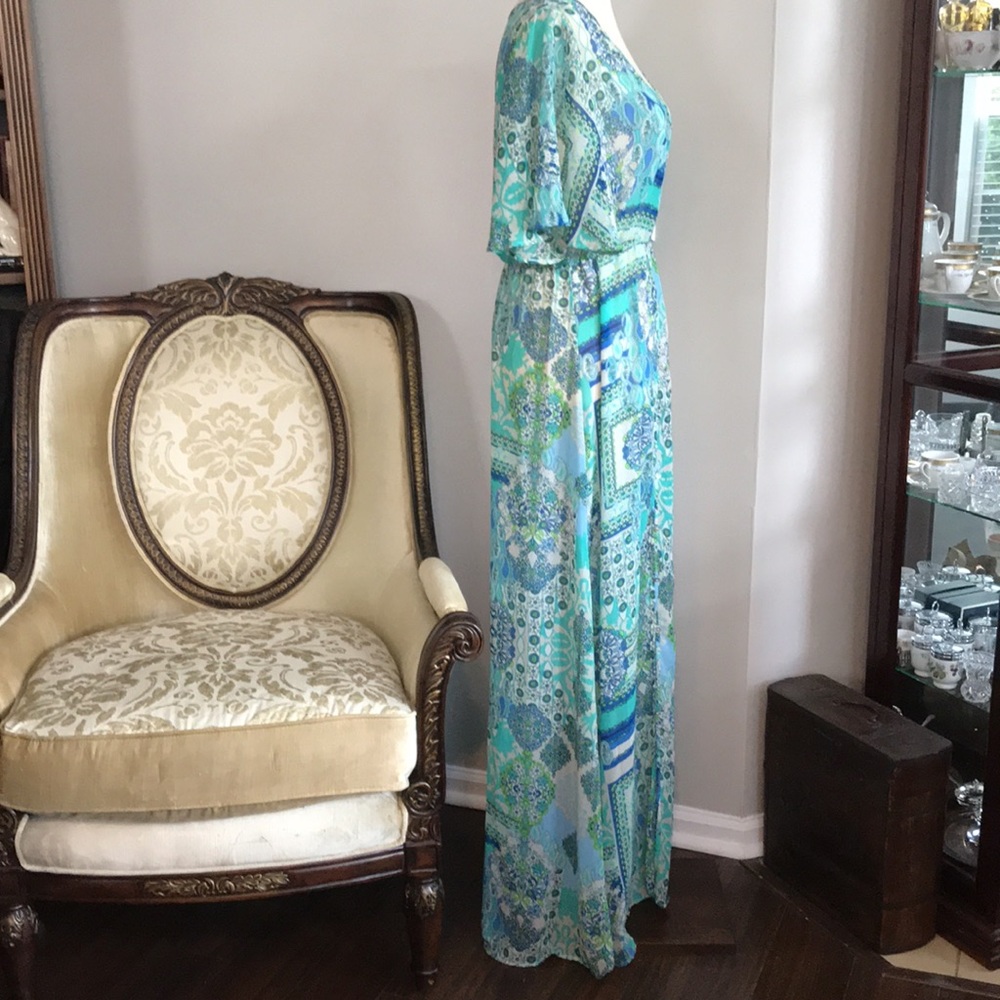 ๐ฅณHP! NWT~ ELAN SHEER MAXI DRESS/SWIM COVERUP - Picture 6 of 12